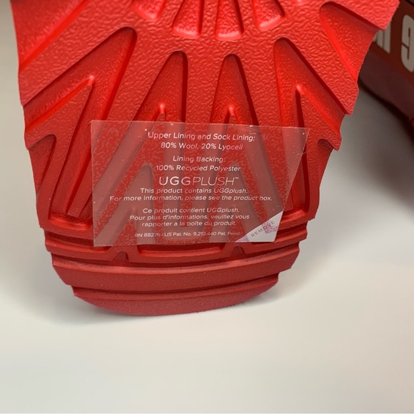 NWOT: UGG Women's Classic Clear Mini Plush Ankle Boot Size 5 - Picture 6 of 8